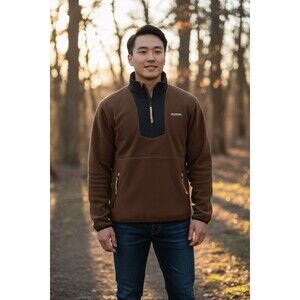 COLUMBIA - MEN'S SEQUOIA GROVE™ 1/2-ZIP FLEECE Size XL NWT